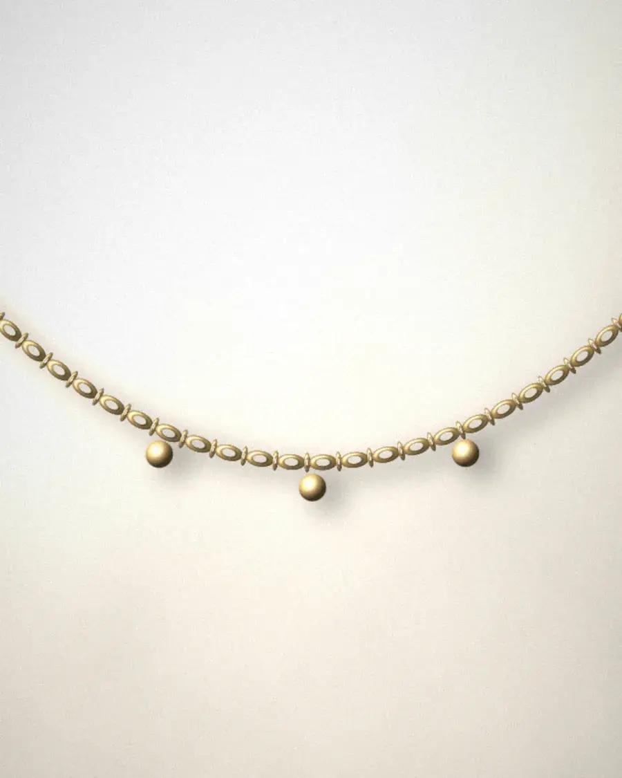Charm Anklet, alternate view