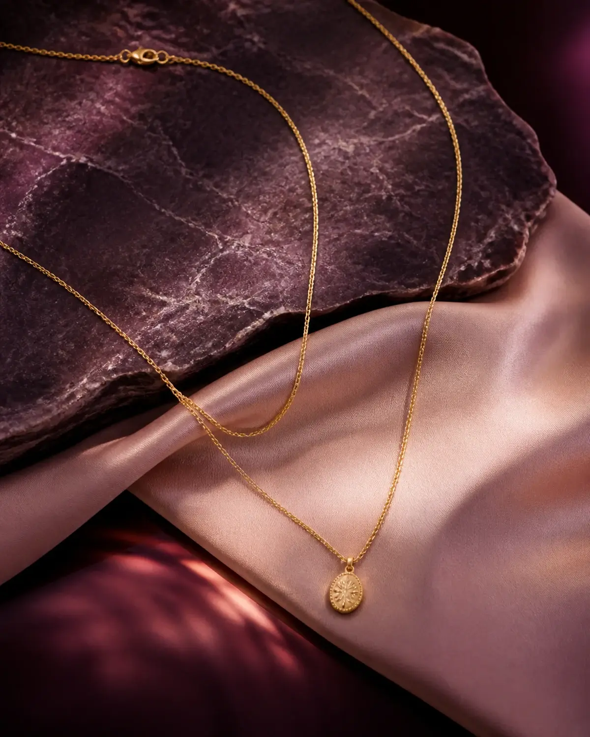Layered Necklace, alternate view