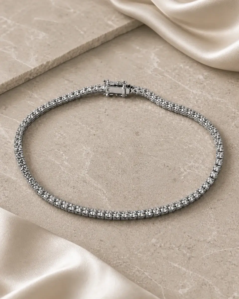 Tennis-Style Bracelet